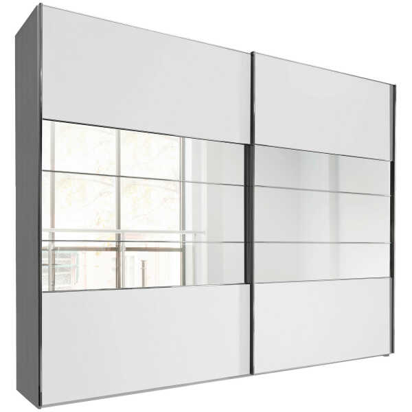 Voleo SCHWEBETÜRENSCHRANK Weiß