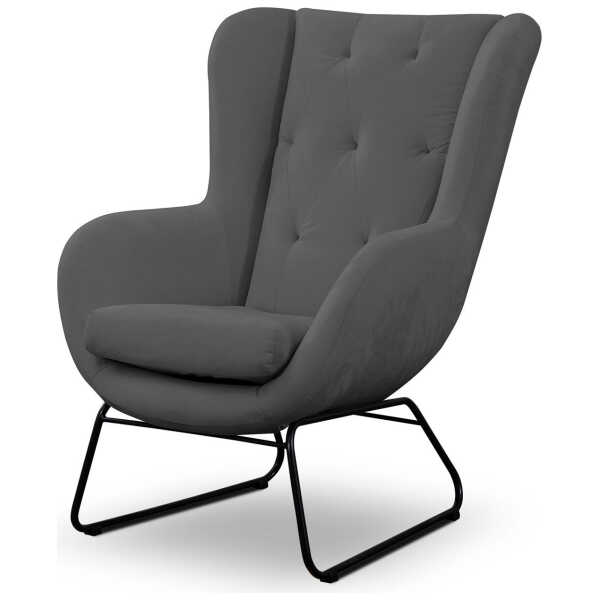 Fun Möbel SESSEL Hellgrau