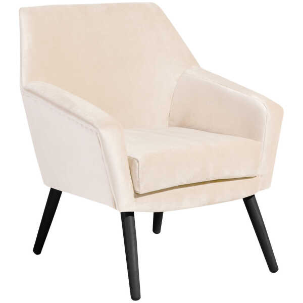 Max Winzer SESSEL Creme, Schwarz