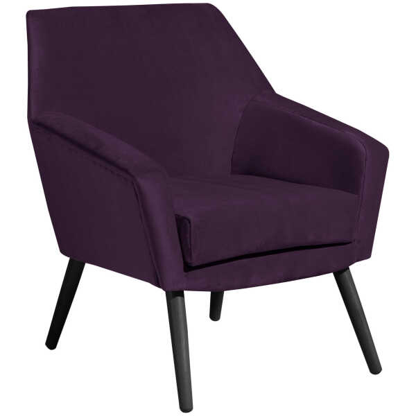 Max Winzer SESSEL Lila, Schwarz