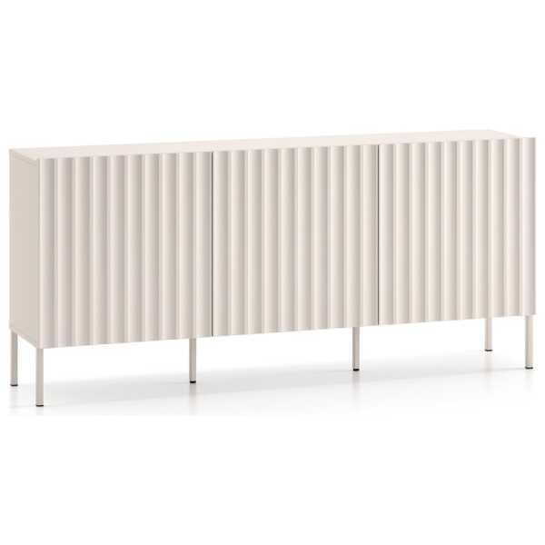 Sideboard 3-türig, hellbeige, 170 cm
