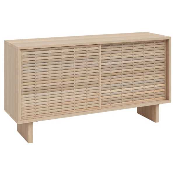 Sideboard aus massivem Naturholz 120 cm Unlackiert