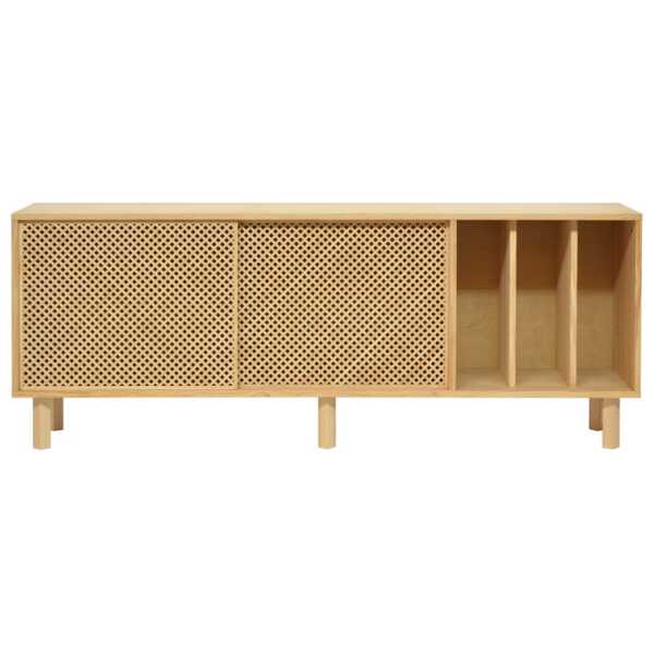 Sideboard aus massivem Naturholz - drei Trennwände - 170 cm Lackiert