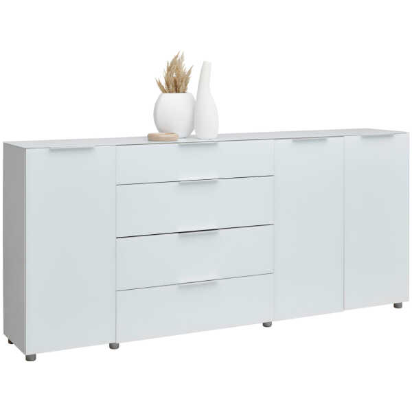 Voleo SIDEBOARD Weiß Hochglanz