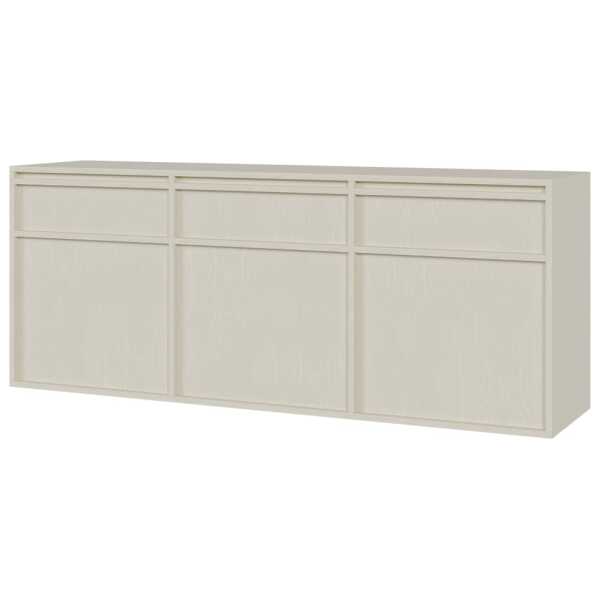 Sideboard mit 3 Schubladen beige, 154 cm