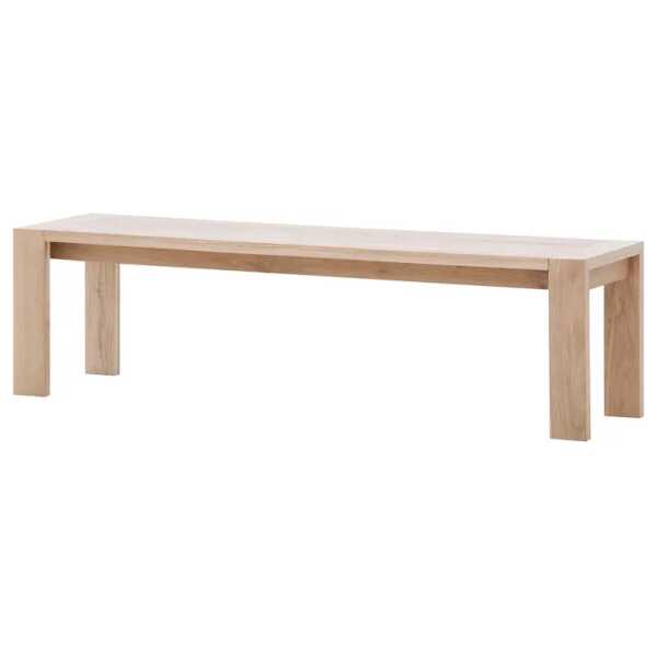Sitzbank 165cm Braun/Eiche Hell