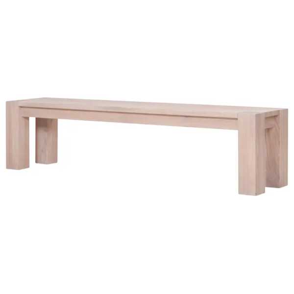 Sitzbank David 205cm Braun/Eiche Hell