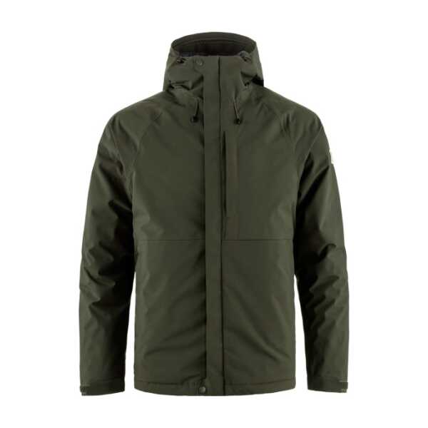 Fjällräven - HC Hydratic Padded Trail Jacket - Winterjacke oliv
