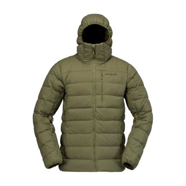 Norrøna - Femund Down700 Zip Hood - Daunenjacke oliv
