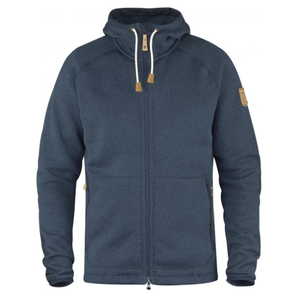 Fjällräven - Övik Fleece Hoodie - Fleecejacke blau