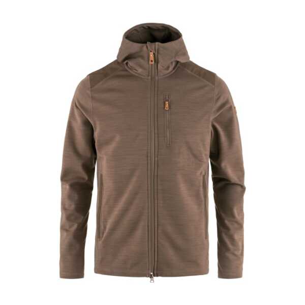 Fjällräven - Keb Fleece Hoodie - Fleecejacke braun