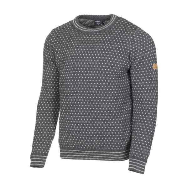Ivanhoe of Sweden - Sverre Crewneck - Wollpullover grau