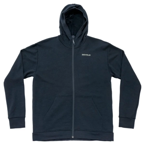 Devold - Everyday Zip Hoodie - Merinojacke blau