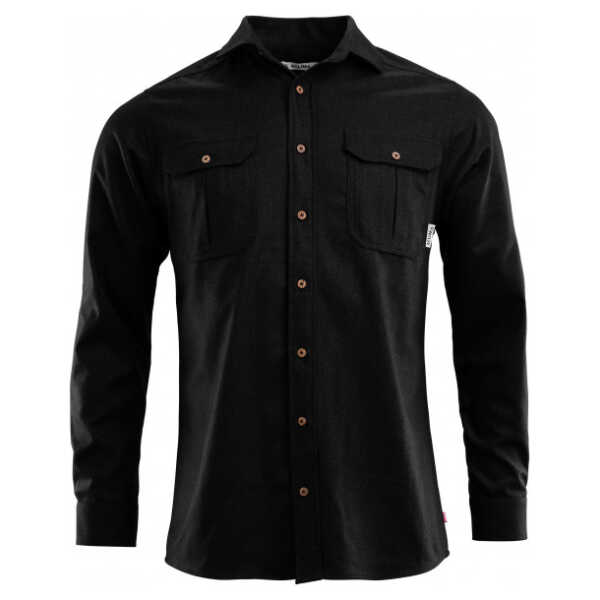 Aclima - Leisurewool Reborn Woolshirt - Hemd schwarz