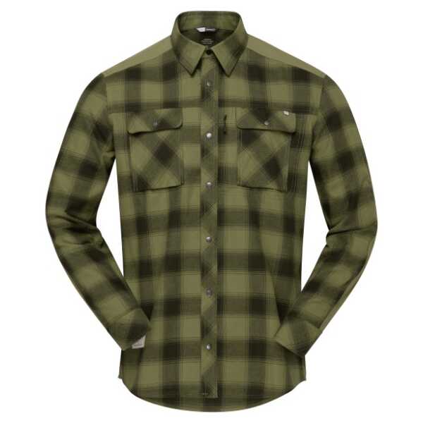 Norrøna - Femund Flannel Shirt - Hemd oliv