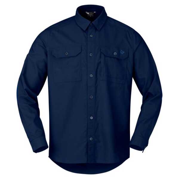 Norrøna - Femund Cotton Shirt - Hemd blau