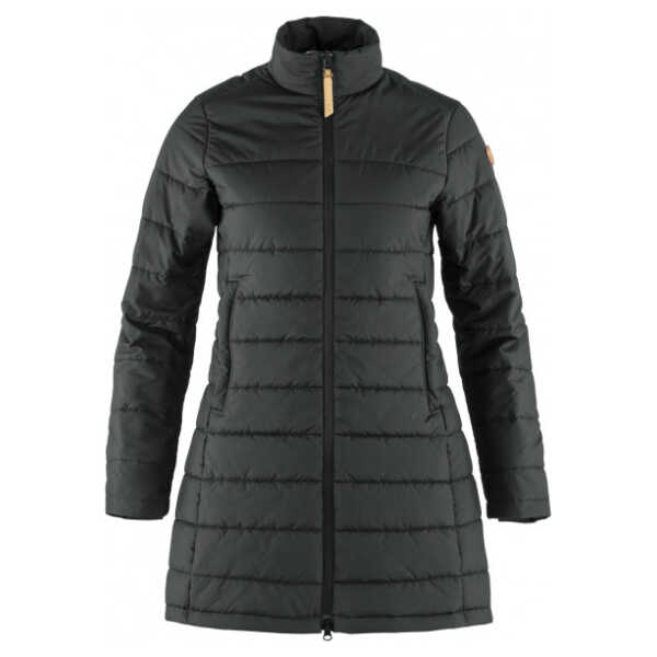 Fjällräven - Women's Kiruna Liner Parka - Mantel grau/schwarz