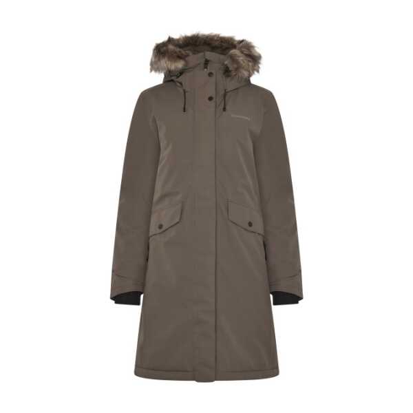 Didriksons - Women's Erika Parka 3 - Mantel braun/grau