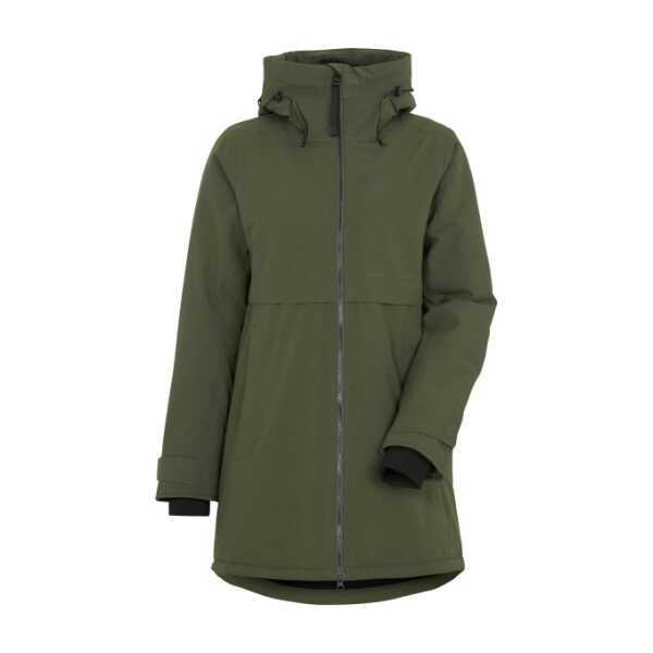 Didriksons - Women's Helle Parka 6 - Mantel oliv