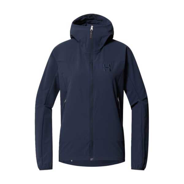 Haglöfs - Women's Rosson Softshell Hood - Softshelljacke blau