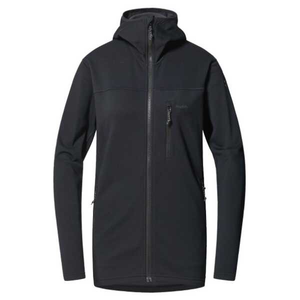 Haglöfs - Women's Rosson Mid Hood - Fleecejacke schwarz