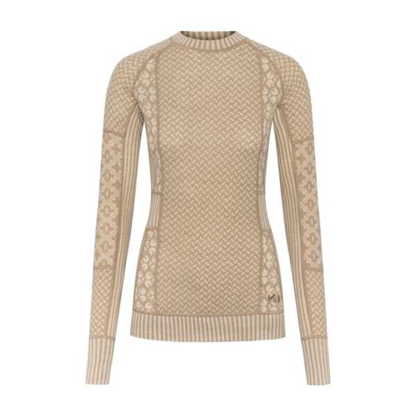 Kari Traa - Women's Smekker L/S - Merinounterwäsche beige