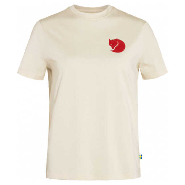 Fjällräven - Women's Fox Boxy Logo Tee - T-Shirt beige