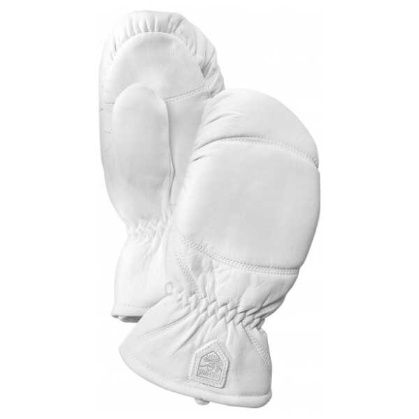 Hestra - Leather Box Mitt - Handschuhe grau/weiß
