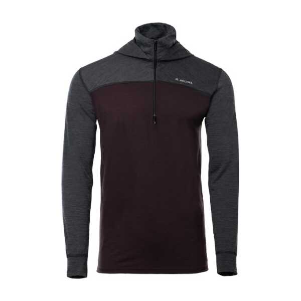 Aclima - Lightwool 180 Hoodie - Merinopullover tarmac / marengo