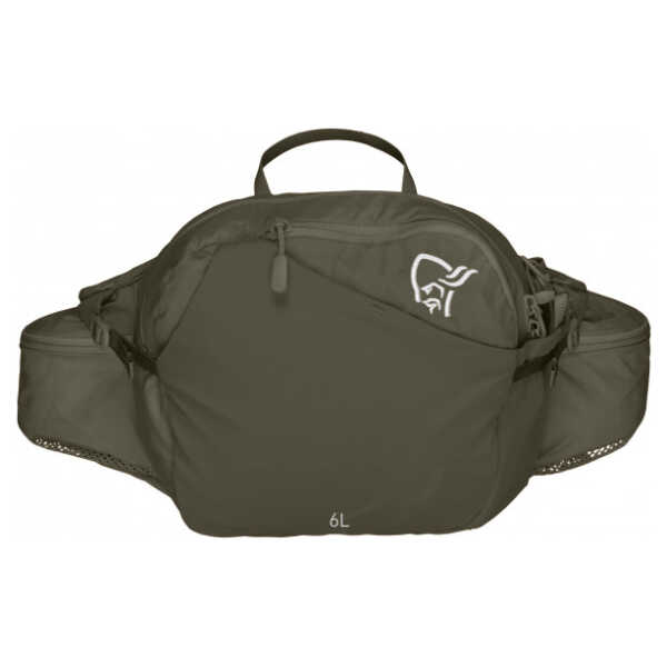 Norrøna - Norrøna 6L Hip Pack - Hüfttasche l oliv/braun