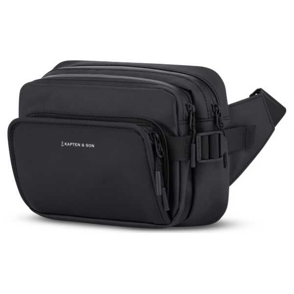 Kapten & Son - Lisbon Crossbody - Hüfttasche l schwarz/grau