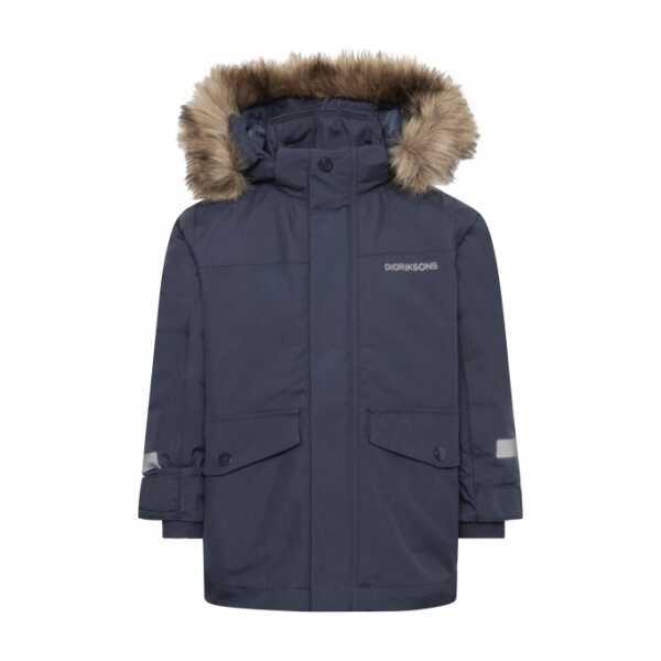 Didriksons - Kid's Bjärven Parka 4 - Winterjacke blau