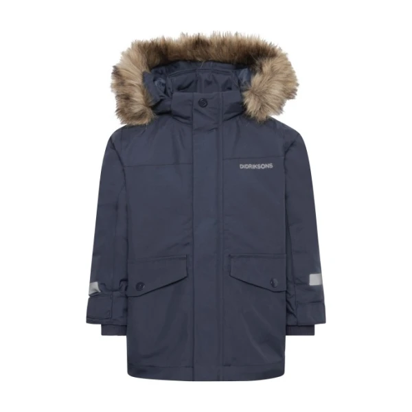 Didriksons - Kid's Bjärven Parka 4 - Winterjacke blau