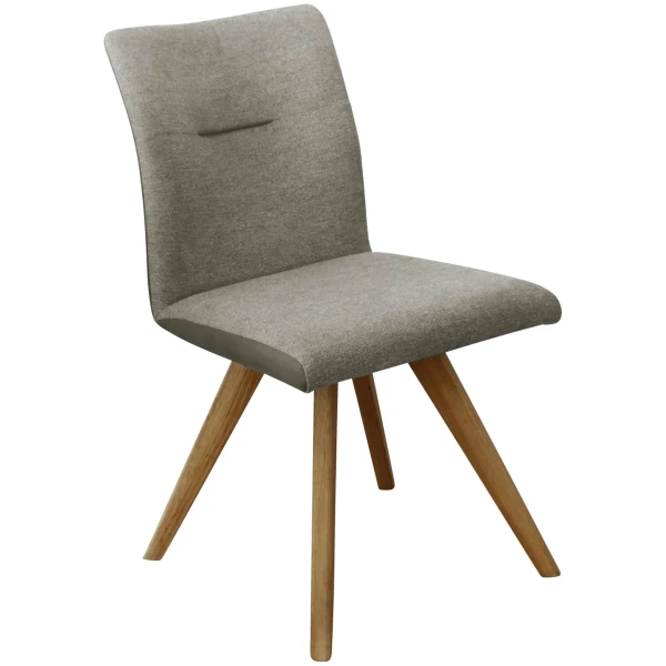 Linea Natura STUHL Eiche, Dunkelgrau, Beige