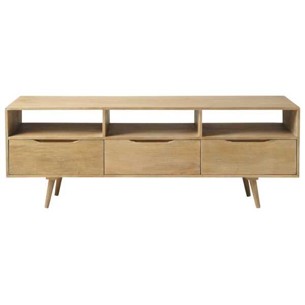 TV-Lowboard im Vintage-Stil aus Mangoholz