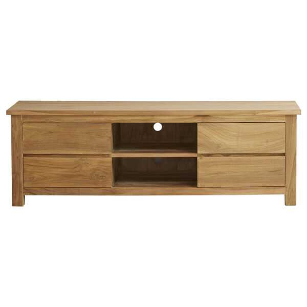 TV-Schrank aus massivem Teakholz 150 cm