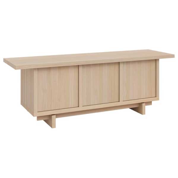 TV-Ständer aus massiver Kiefer natur 148 cm Lackiert