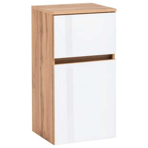 Held UNTERSCHRANK Weiß, Eiche