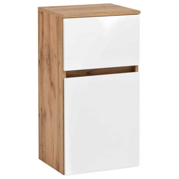 Held UNTERSCHRANK Weiß, Eiche