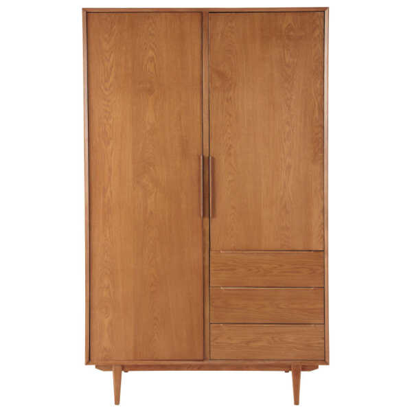 Vintage Kleiderschrank mit 2 Türen und 3 Schubladen