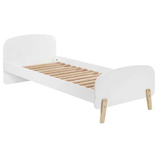 Bett Kiddy inkl. Lattenrost 90 x 200cm Weiß/Weiß