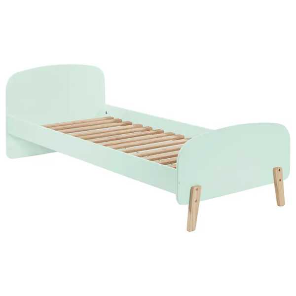 Bett Kiddy inkl. Lattenrost 90 x 200cm Blau/Mint