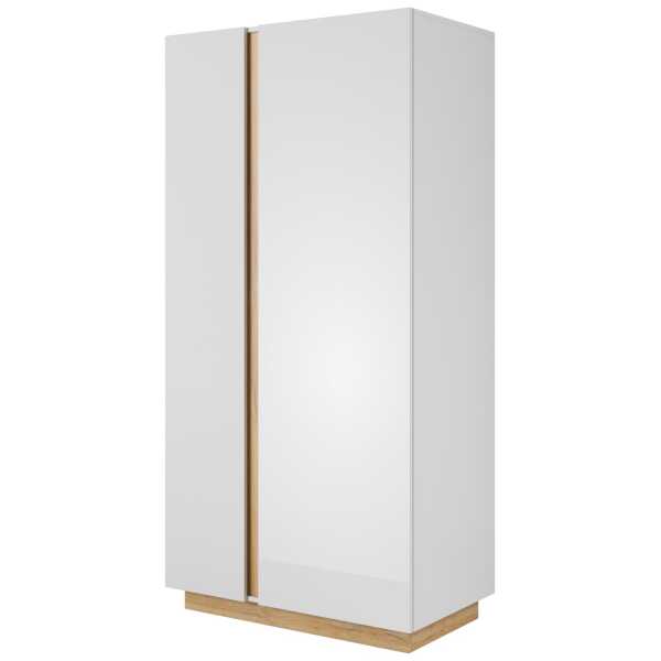 Vitrine Holzeffekt Weiß