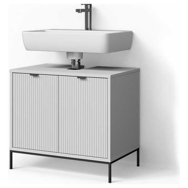 Livinity® WASCHTISCHUNTERSCHRANK Weiß