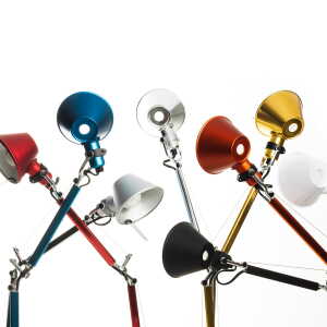 Artemide - Tolomeo Micro Parete Wandleuchte, Body, blau