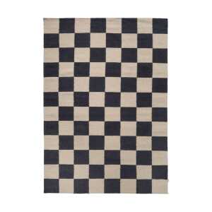 Classic Collection Square Teppich Schwarz-Beige, 200x300 cm