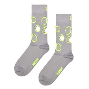 Hellgraue Holes Crew Socken