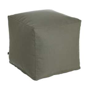 Kave Home - Nedra quadratischer Pouf 50 x 50 cm, grün