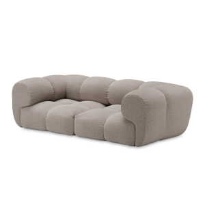 OUT Objekte unserer Tage - Sander 04, 2.5-Sitzer Sofa, steingrau (Berlin 801 by OUT)