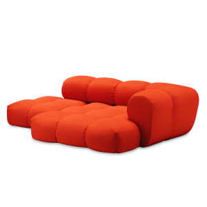 OUT Objekte unserer Tage - Sander 06 Rechts 3-Sitzer Sofa, reinorange (Vidar 4 0542 by Kvadrat)